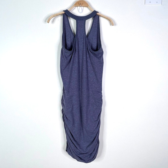 Athleta Tee Racerback Ruched‎ Purple Dress Size XS - Picture 3 of 7
